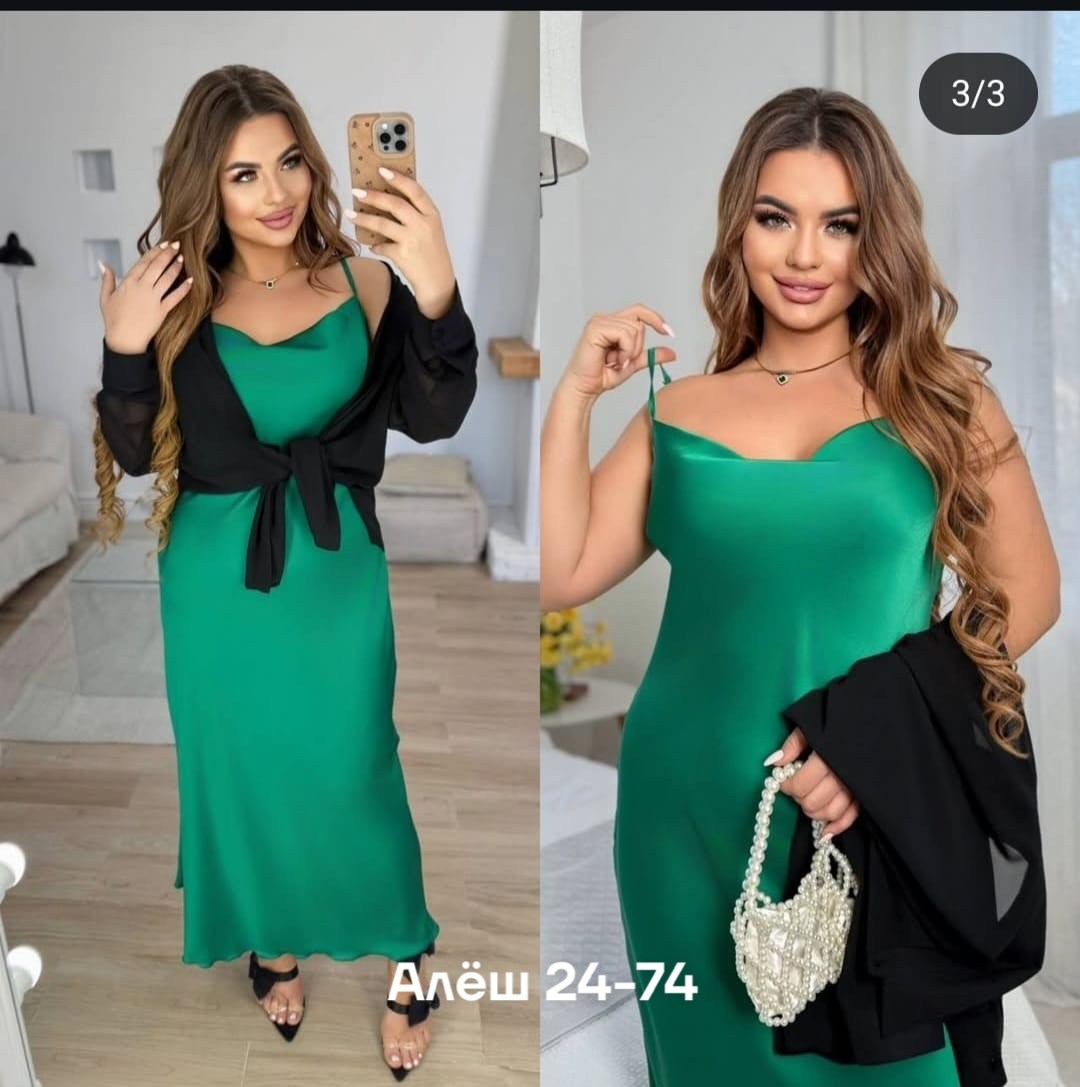 платье женское двойка,костюм для полных,платье женской,комплект платье