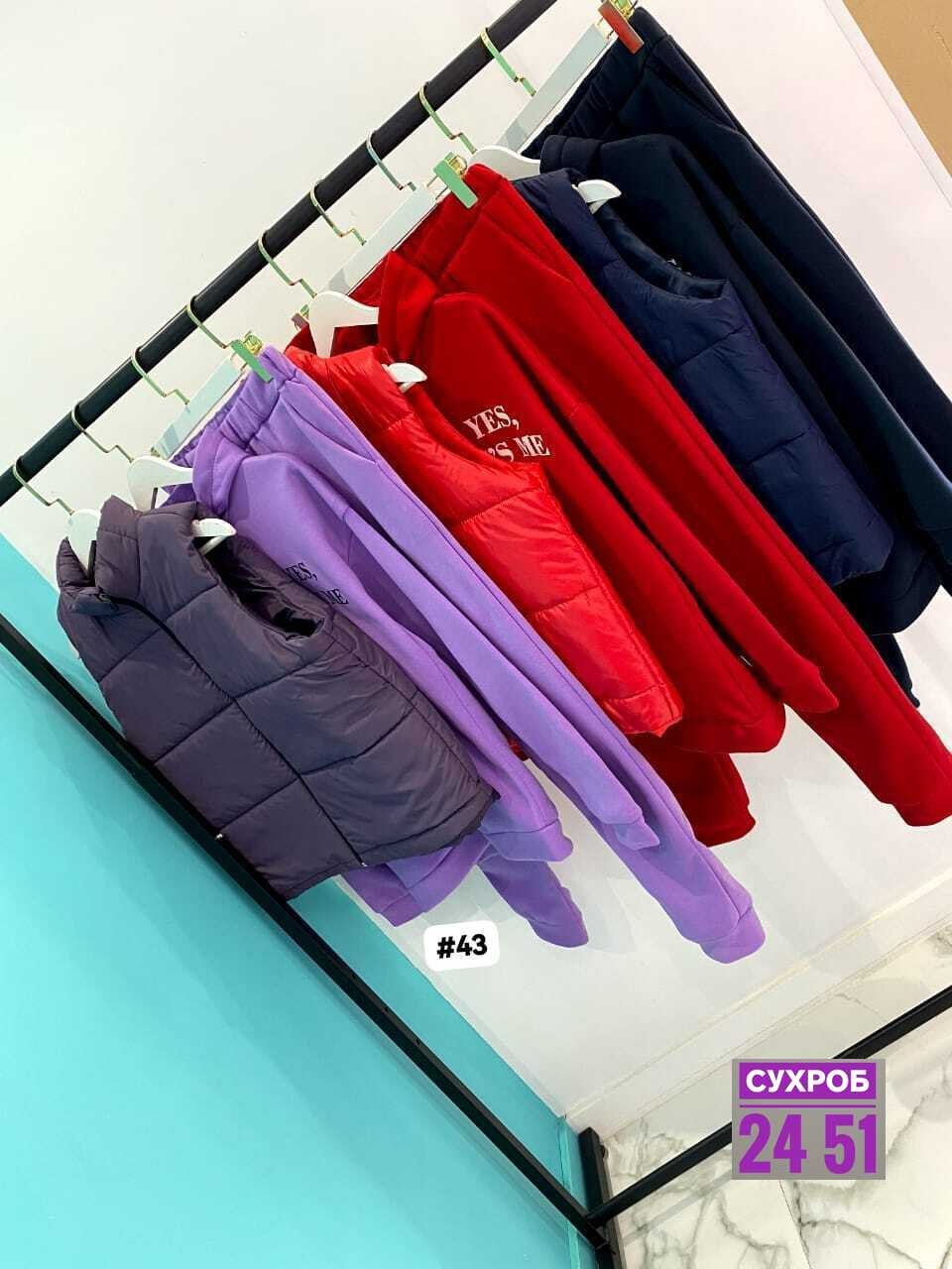 теплый спортивный костюм на флисе с жилеткой halein,костюм на флисе,костюм женский на флисе,костюме тройке,костюм с жилетом