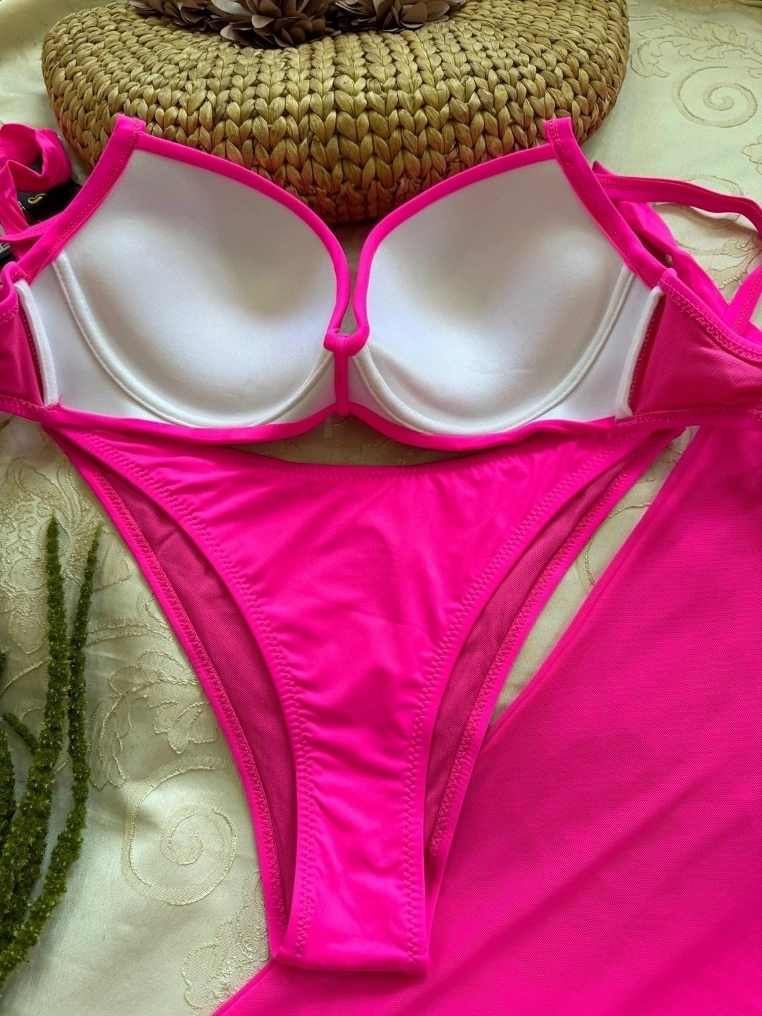 купальник женские,купальник тройка,купальник раздельный,раздельные купальники женские,розовые купальники