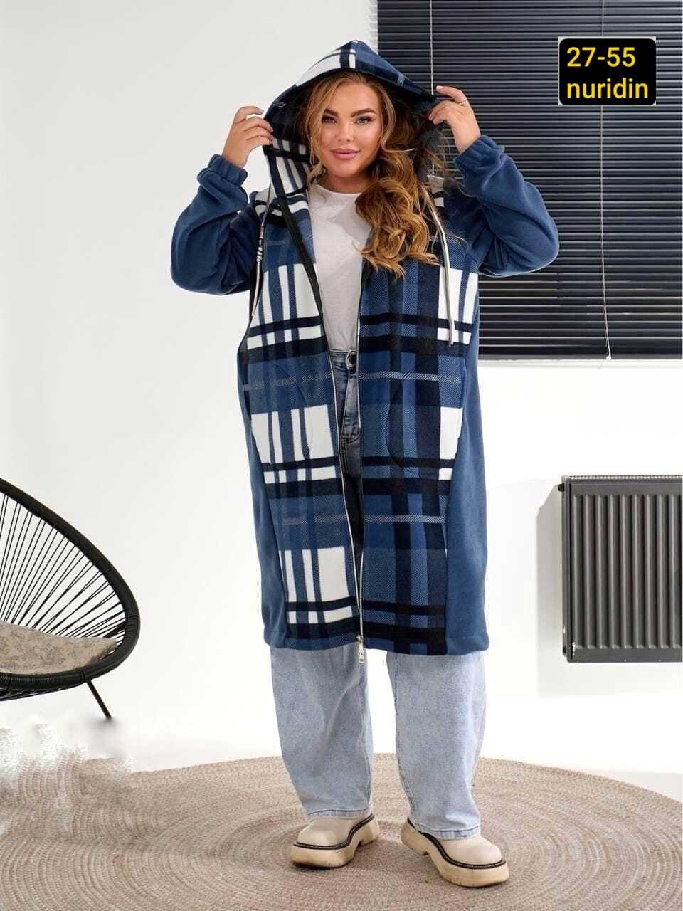 кардиган в клетку,женский кардиган больших размеров,пальто в клетку,кардиганы для полных,кардиган женский