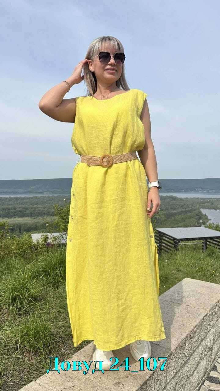 платье желтое,платье стильное льняное,платье сарафан,платье летнее,женские летние платья