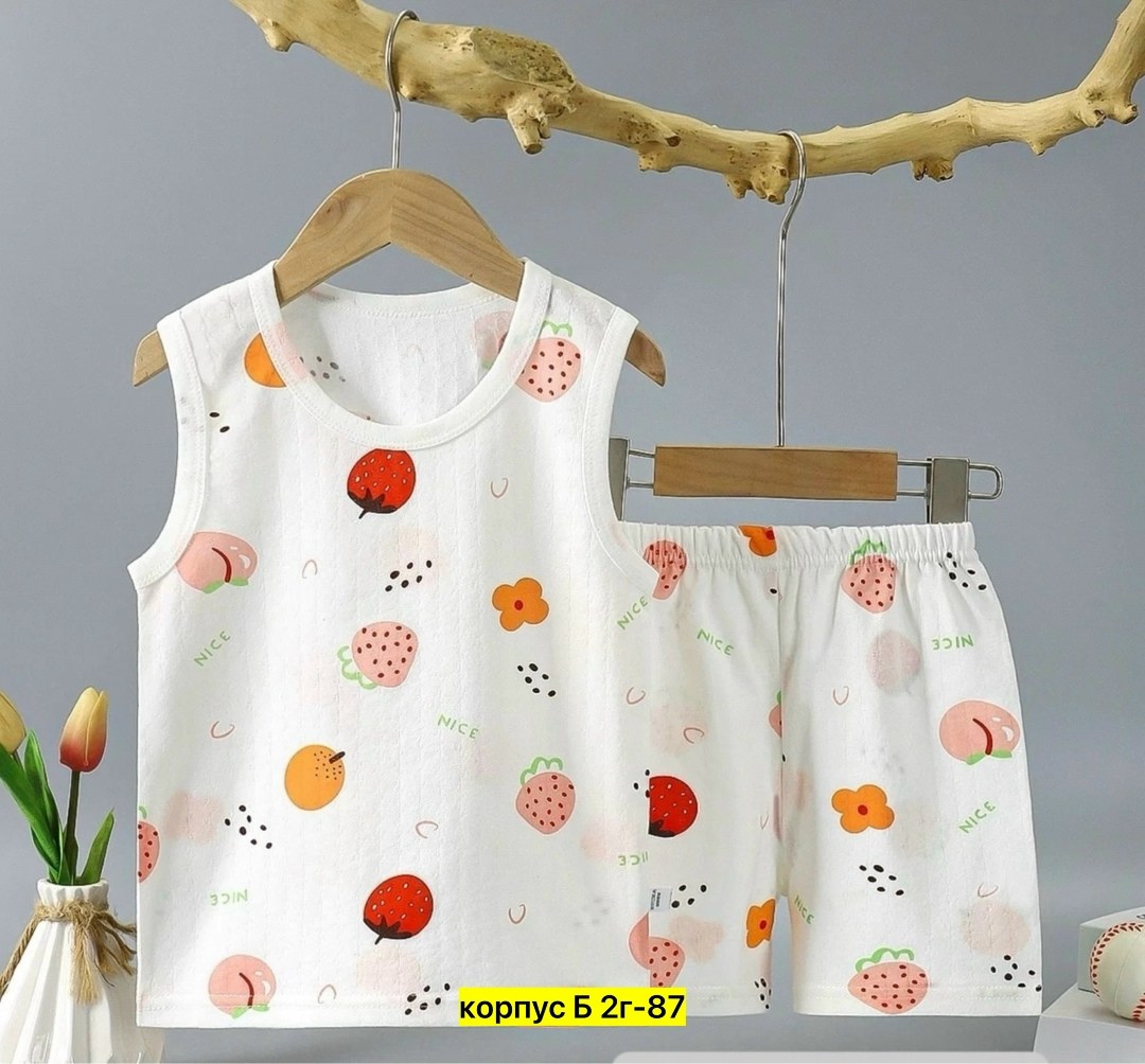 комплект детской одежды,детские комплекты,комплект одежды,пижамы из хлопка детские,комплект маек