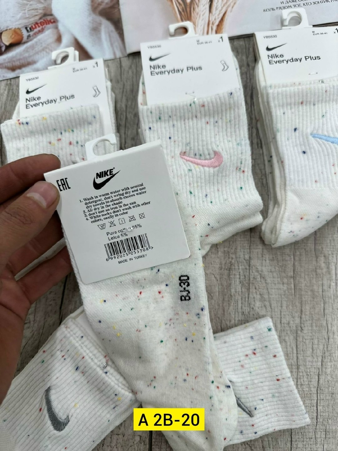комплект носков женских nike sport socks белых 36-41,носки женские nike,носки найк,носки женские,носки nike