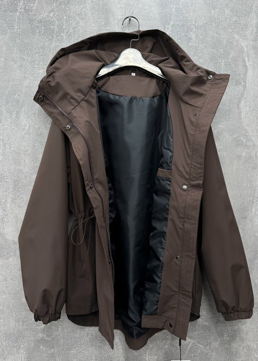 ветровка женская,ветровка,ветровка бежевая,куртка женская,ветровка удлиненная с капюшоном