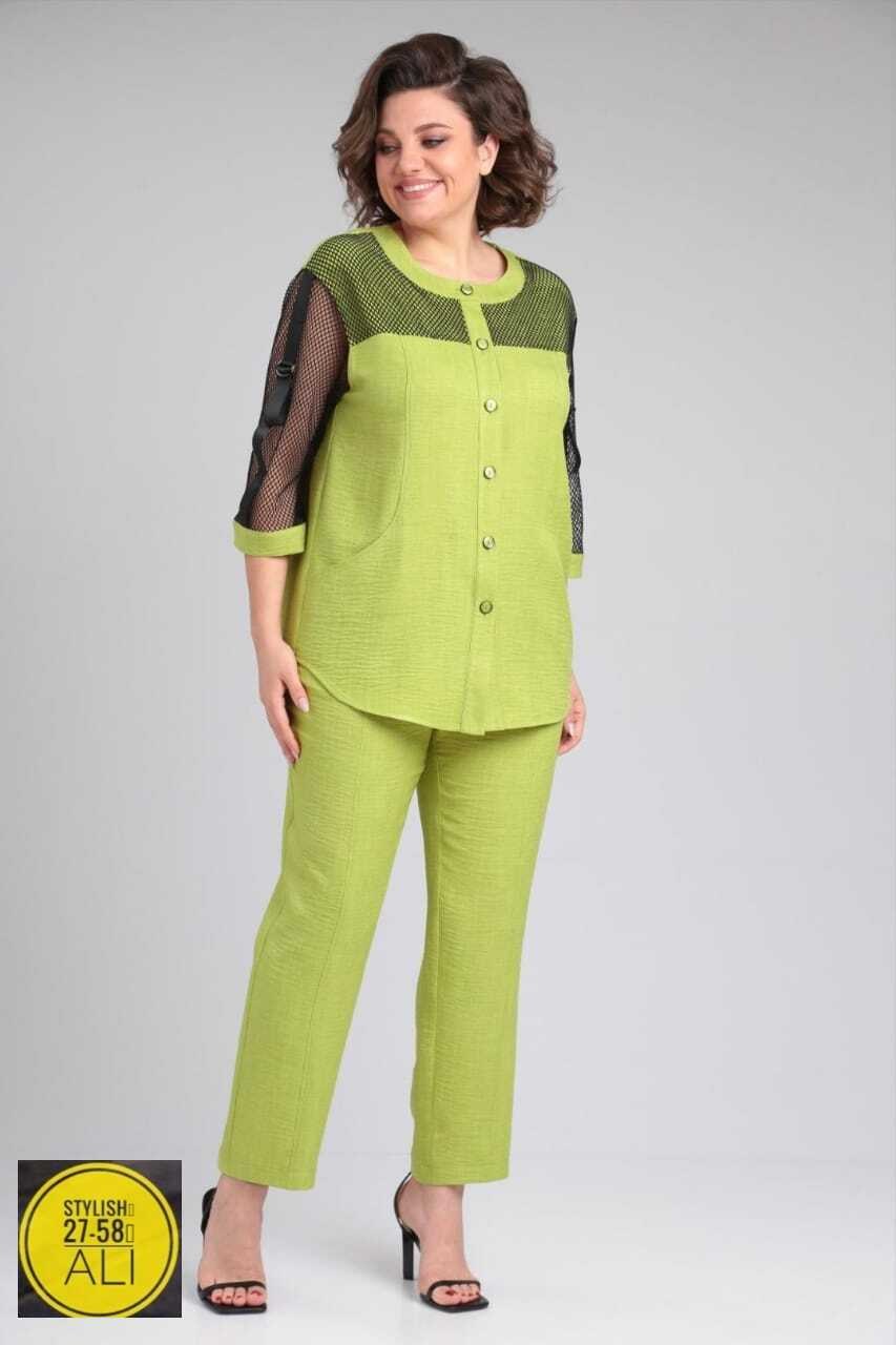 летний брючный костюм женский,костюм женский,комплект брючный,брючной костюм,брючный костюм 3/4