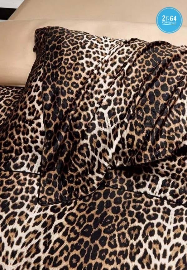 комплект постельного белья,постельного белья,комплект постельного белья roberto cavalli,постельное белье arya,китайский сатин леопардовый