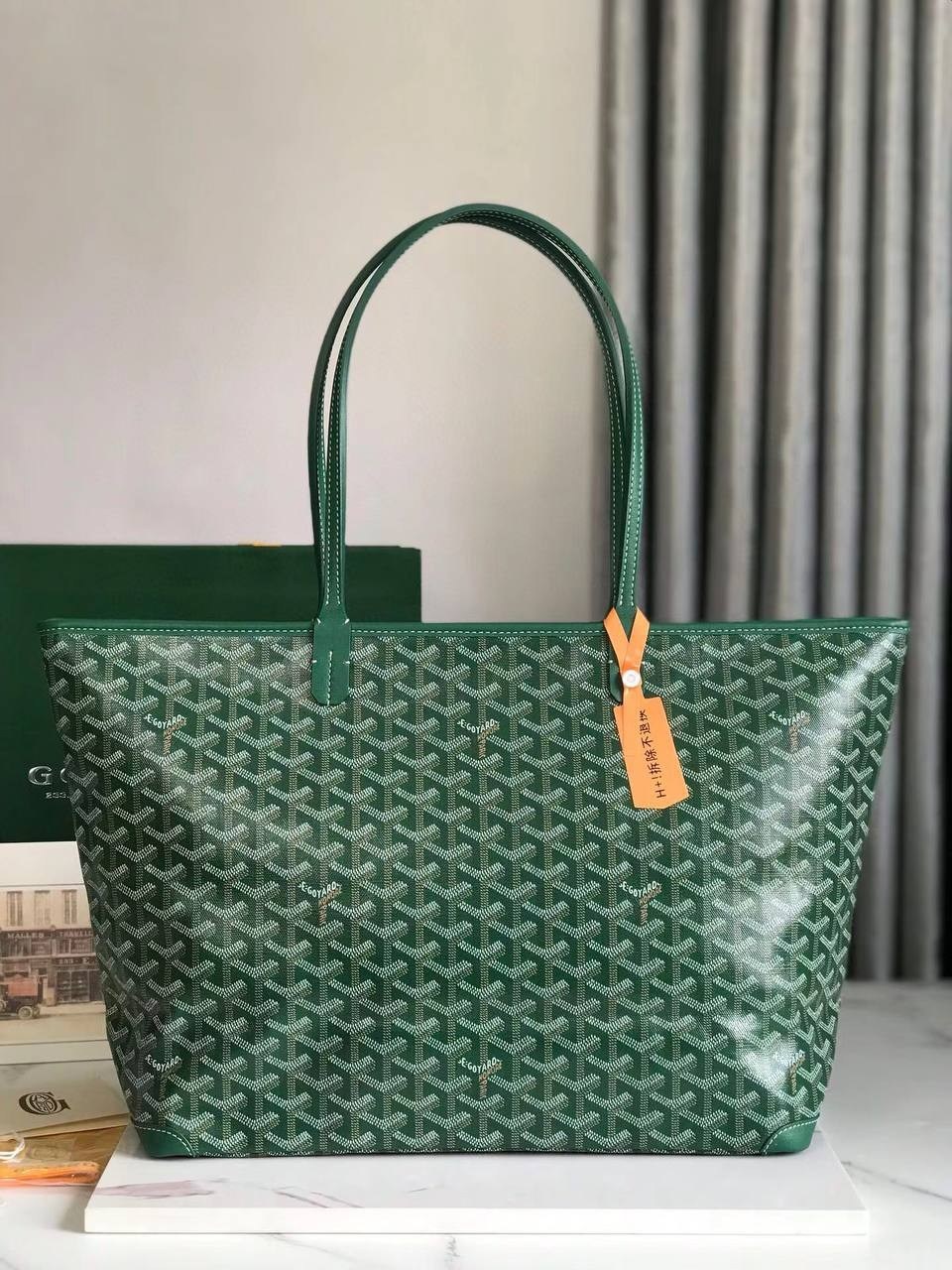 зеленая сумка гоярд,сумка goyard,сумка,модная сумка,зеленая сумка