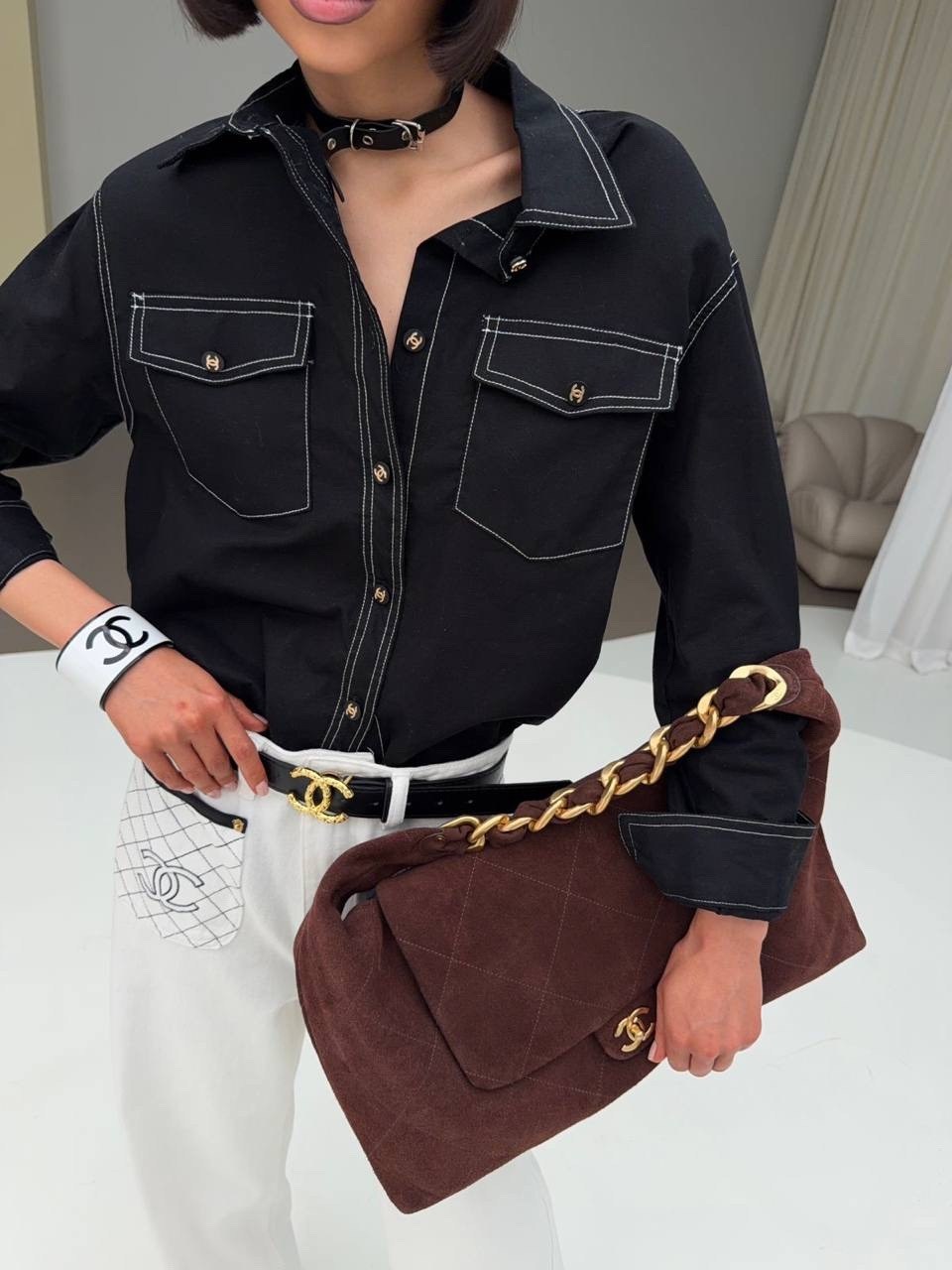 повседневная рубашка,рубашка черная,рубашка с карманами,рубашка модная,рубашка