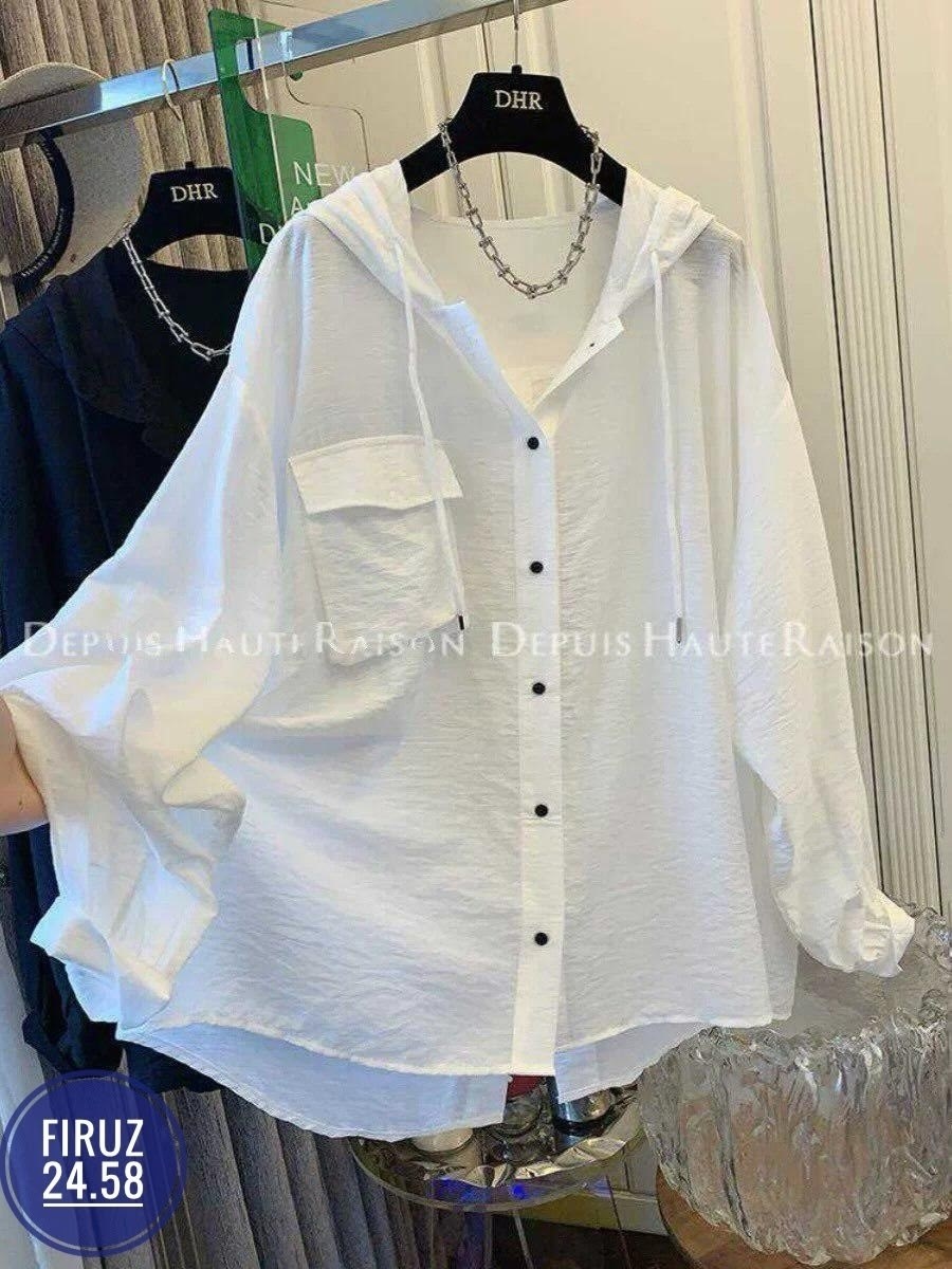 блузка с капюшоном,повседневная рубашка,рубашка с капюшоном,рубашка женская с капюшоном,женская рубашка