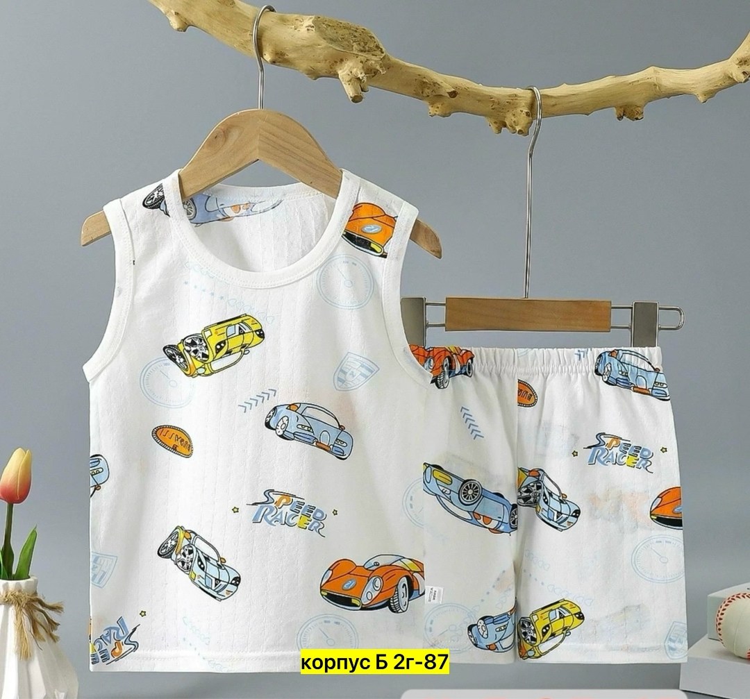 комплект детской одежды,детские комплекты,комплект одежды,пижамы из хлопка детские,комплект маек