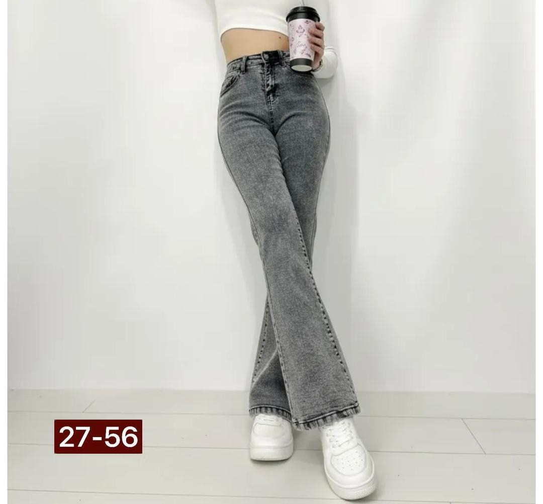 джинсы женские клеш от колена серые,джинсы расклешенные,джинсы клеш от колена с высокой посадкой joxanna,джинсы клеш от колена joxanna,джинсы