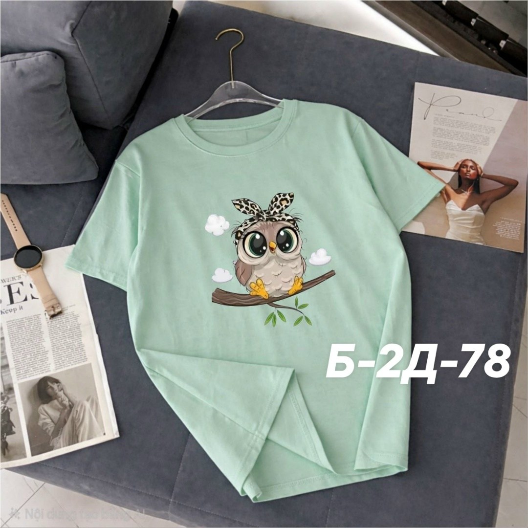 женская футболка,футболка женская с принтом,футболка базовая женская,футболка женская с совушками,футболка женская с рисунком