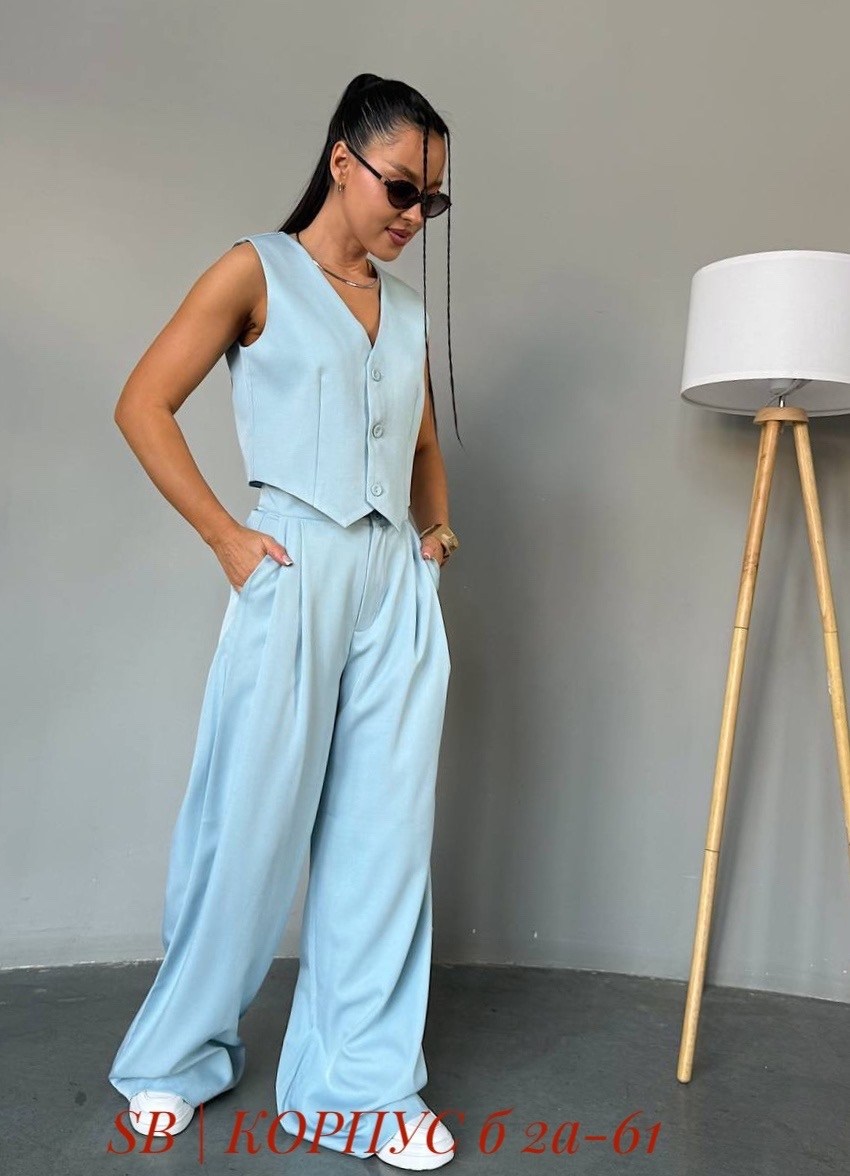 женский костюм,женский брючный костюм двойка,брючный костюм,костюм с брюками палаццо женский,летний костюм брючный двойка