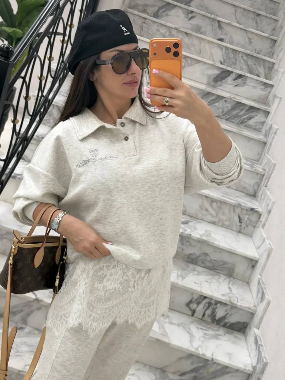 трикотажные костюмы,костюм женский вязаный,женский трикотажный костюм,брючный комплект,костюм брючный белый