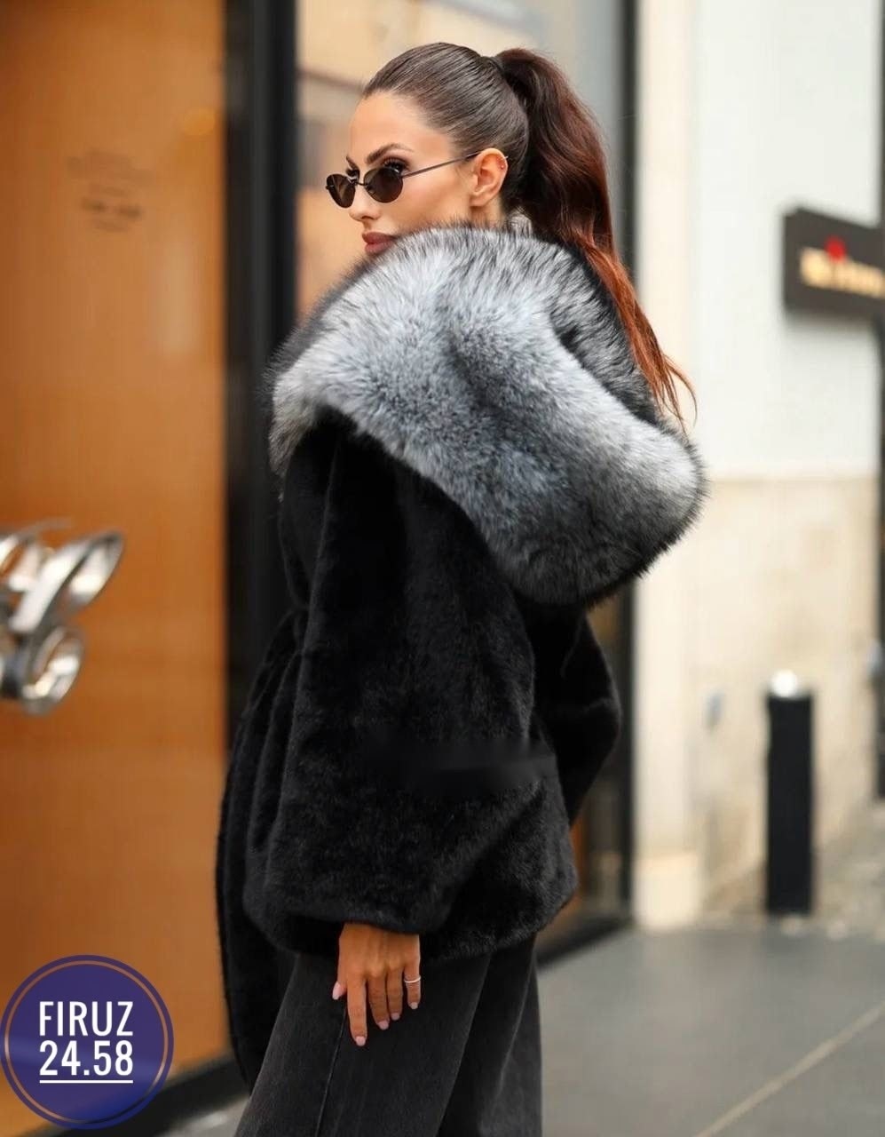 шуба искусственная женская,шубы женские,шуба из высококачественного меха,шуба из эко меха,норковая шуба автоледи графит