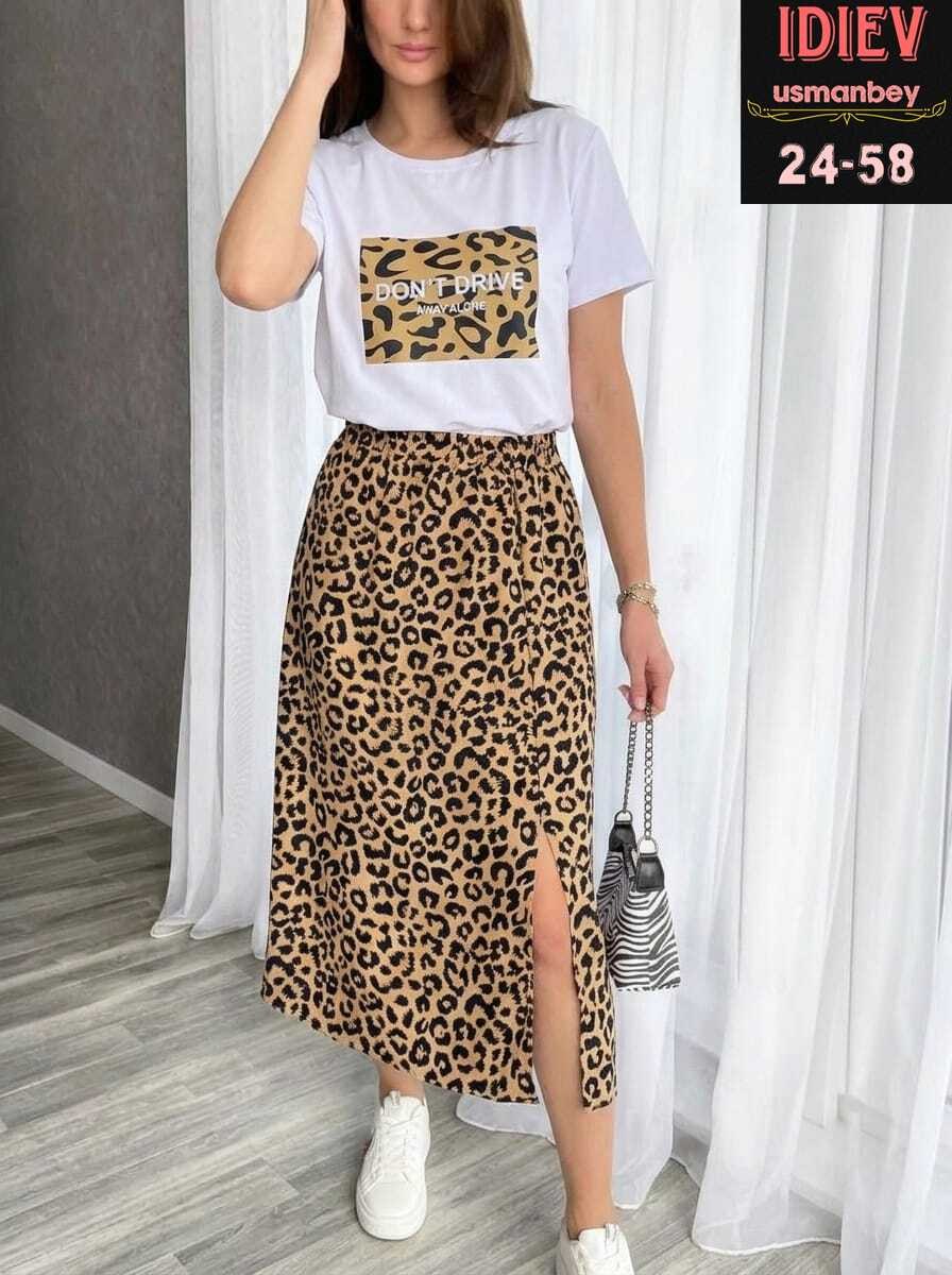 леопардовая юбка,юбка с леопардовым принтом,юбка женская,юбка,юбка стильная