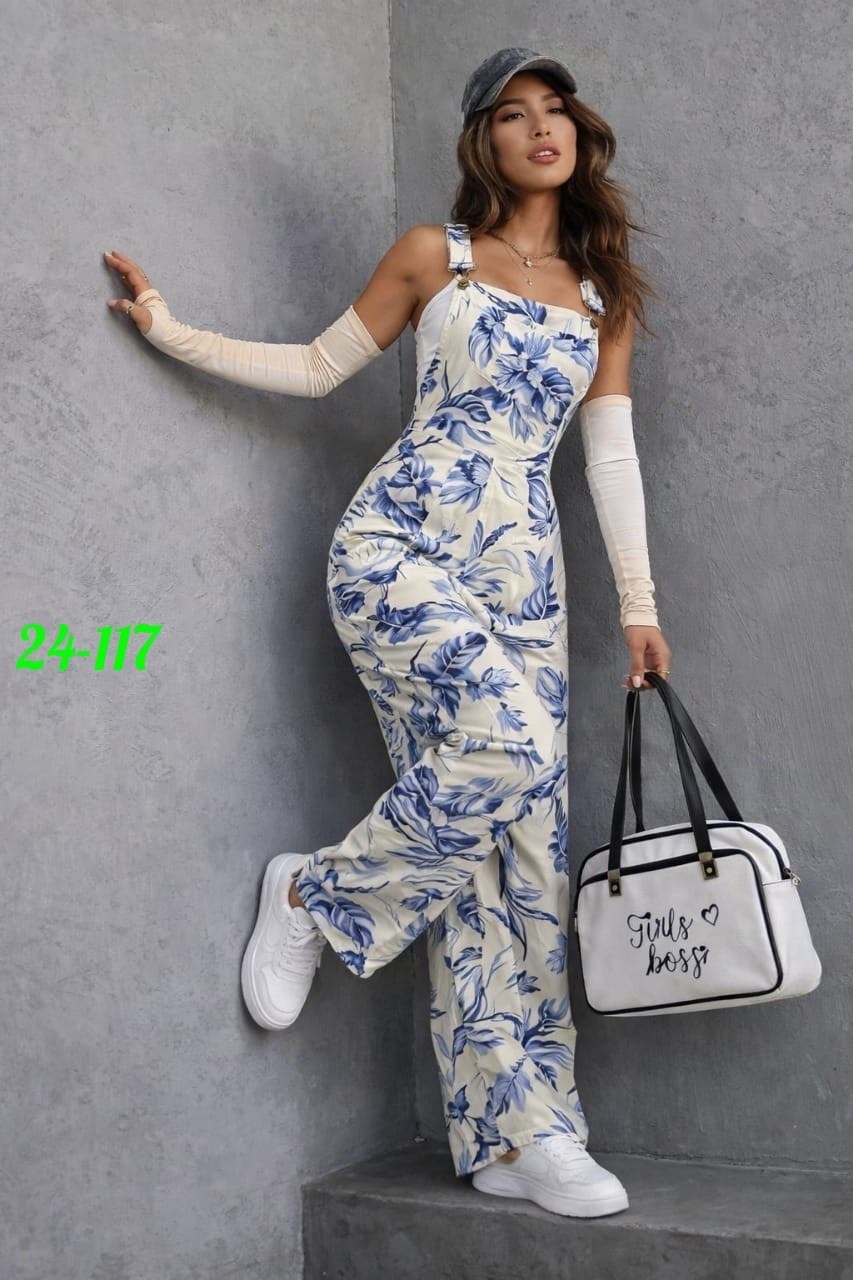 женские комбинезоны,элегантные комбинезоны,модный комбинезон,комбинезон с принтом,комбинезон повседневный