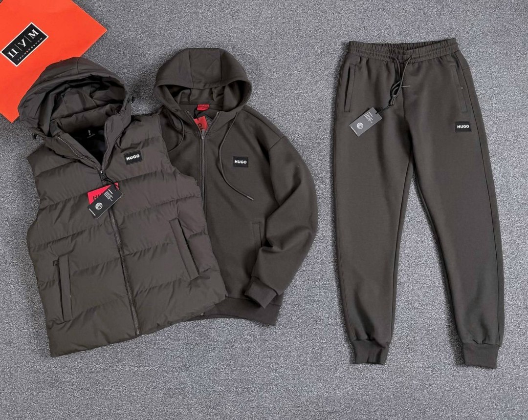 жилетка хуго босс мужская,спортивный костюм hugo boss,спортивные костюмы для мужчин,жилетка мужская утепленная с капюшоном hugo boss,костюм тройка