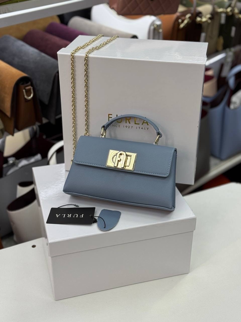 сумка furla,сумка furla 1927,женская светло-зеленая сумка furla 1927 furla,furla мини-сумка 1927 зеленый,furla маленькая сумка через плечо 1927, зеленый