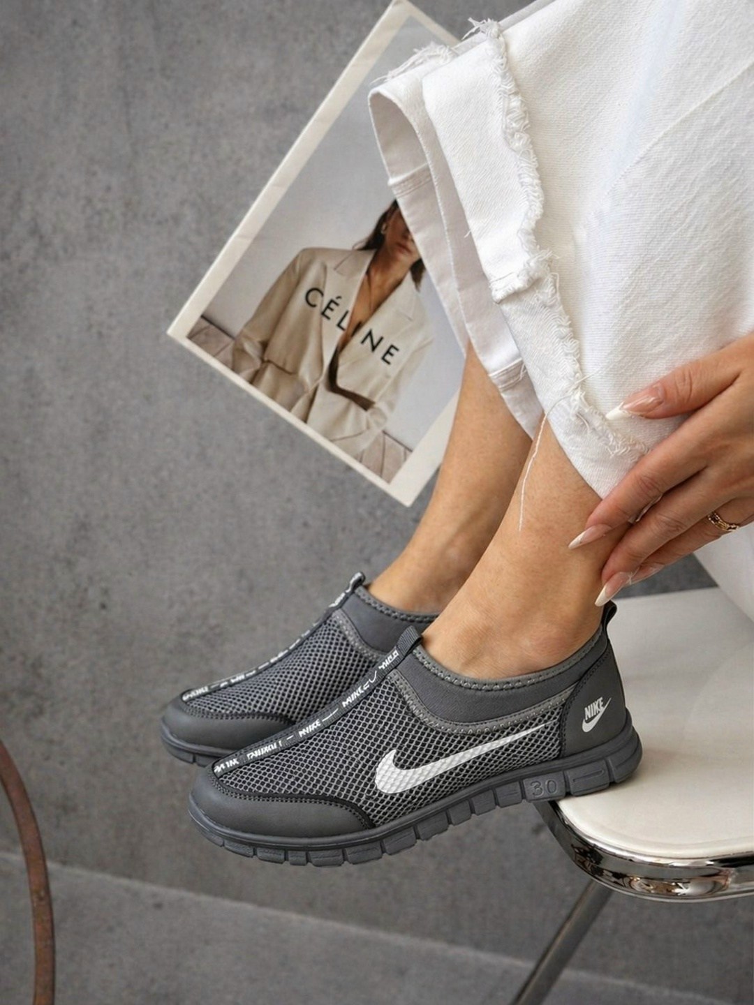 , летняя,повседневные кроссовки, спортивная,слипоны летние