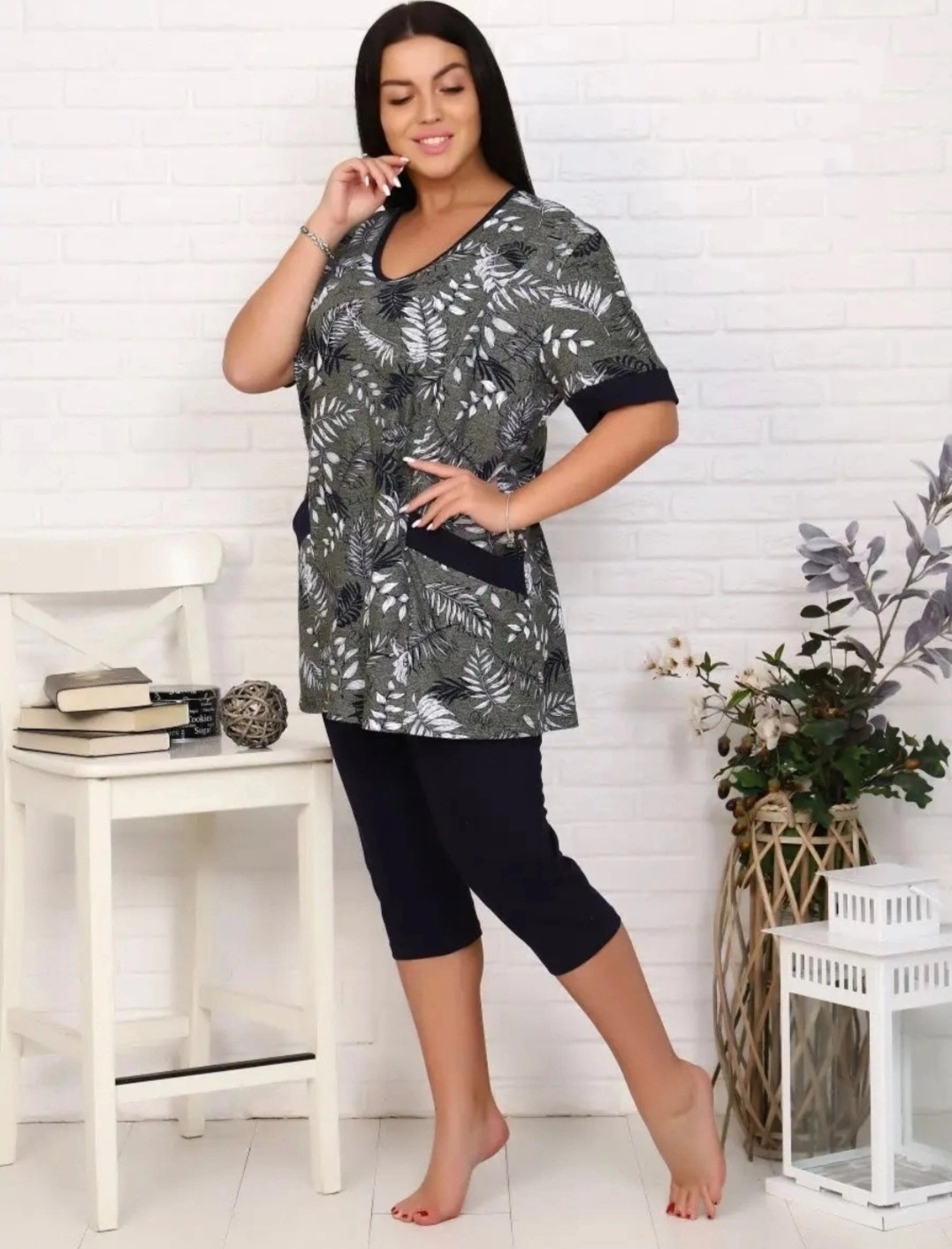 костюм с бриджами,пижама женская,женский костюм с бриджами,костюм женский домашний,костюм дачный