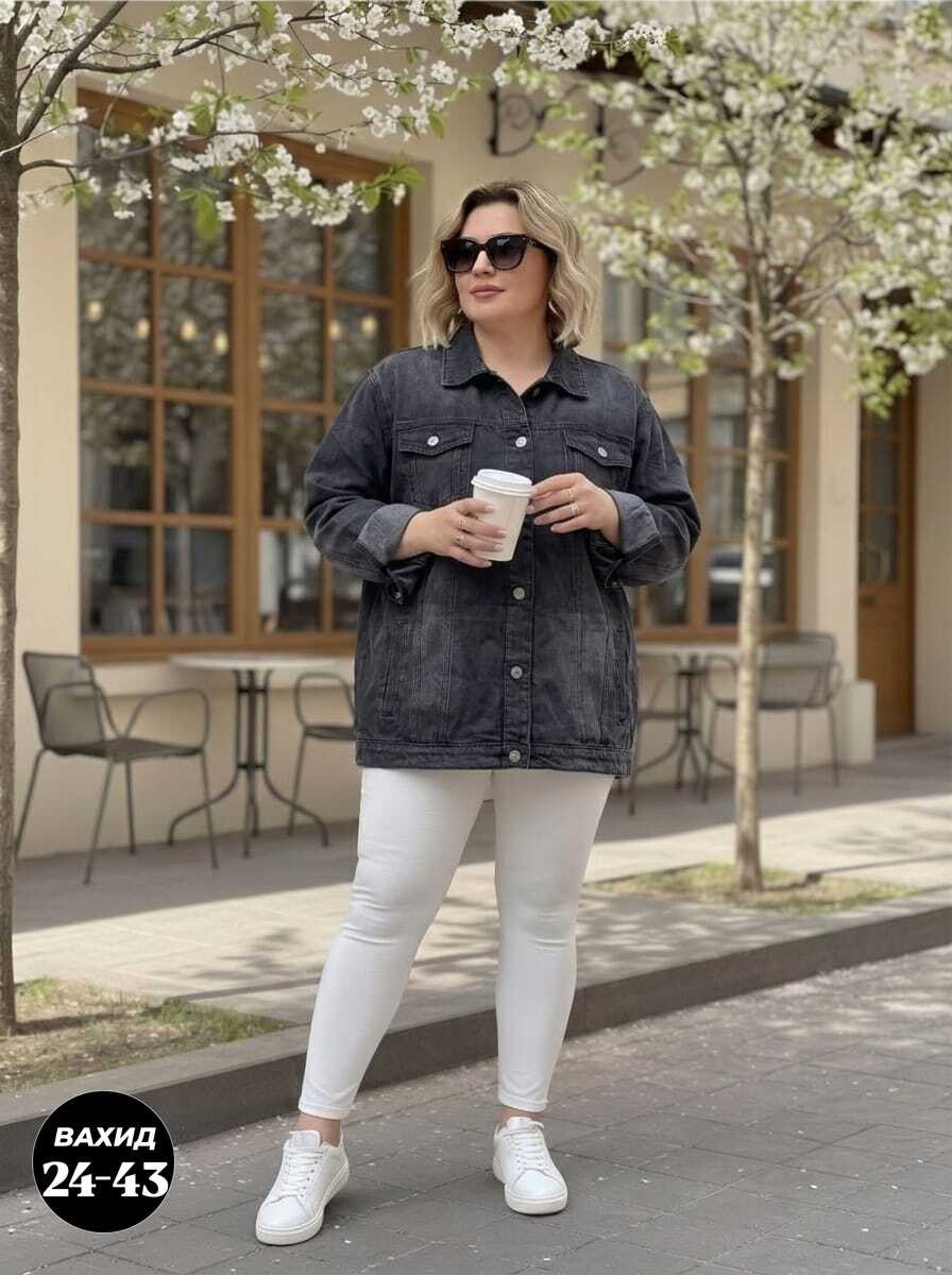 джинсовая куртка,джинсовая женская куртка,женская джинсовая куртка большого размера,серая джинсовая куртка,женская куртка
