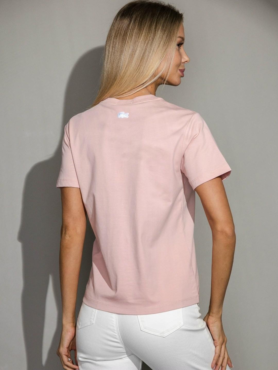 женская футболка,базовая женская футболка,футболка лакоста женская,футболка розовая,розовая футболка женская