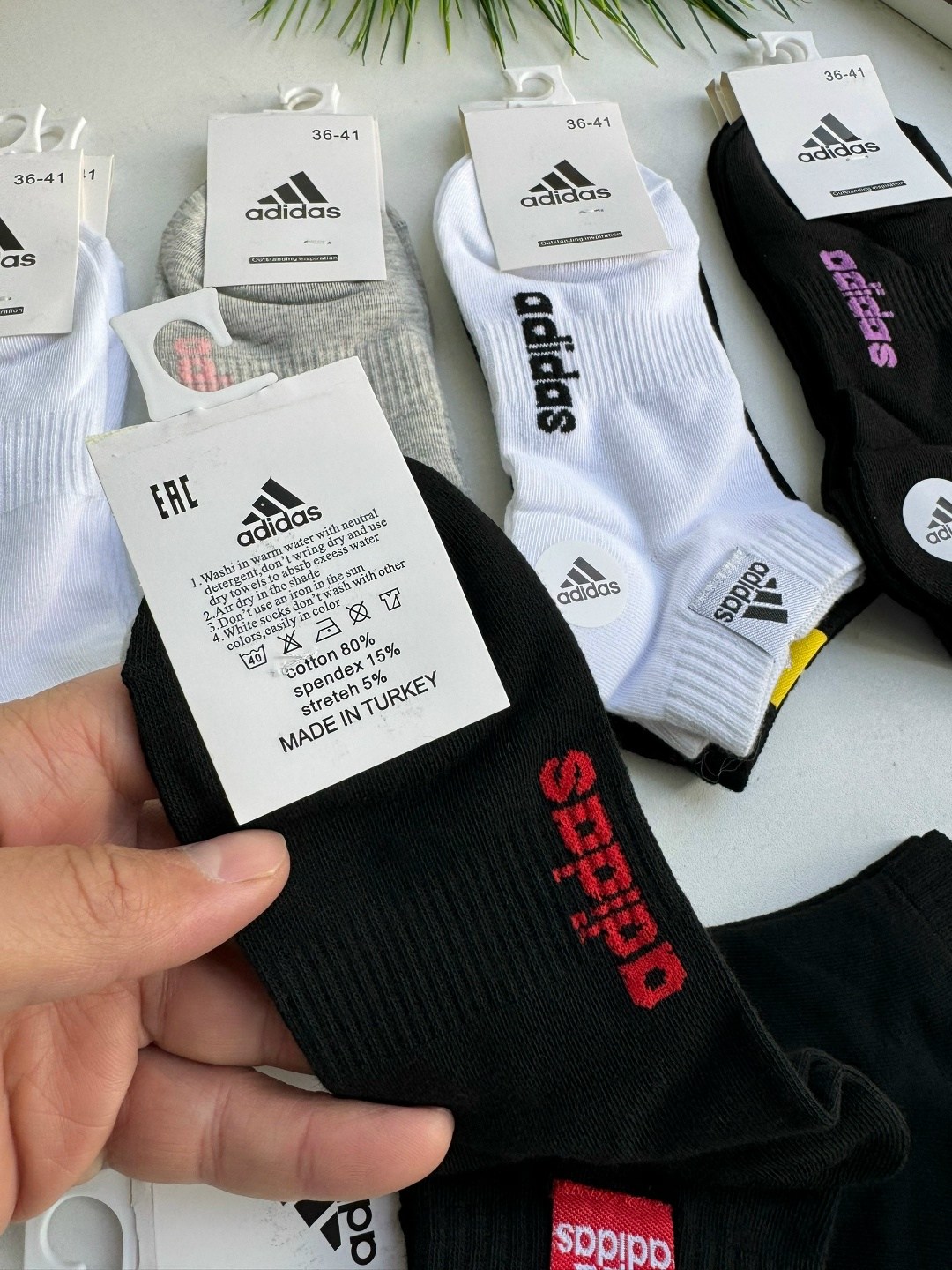 носки короткие спортивные набор,носки адидас,белые короткие носки адидас,комплект носков адидас,носки адидас набор