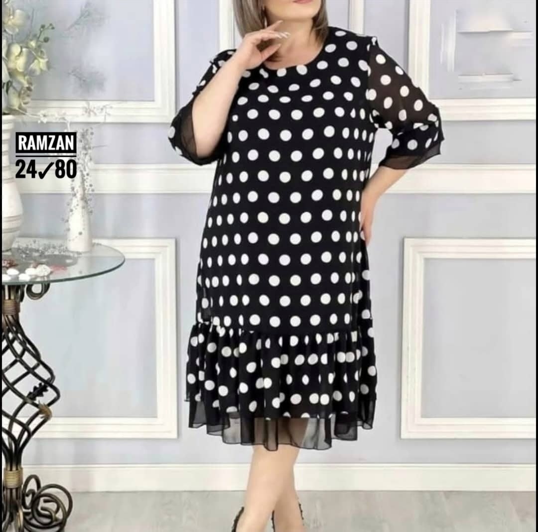 платье в горошек,платье женское,вечернее платье больших размеров нарядное в горошек saliya brand,платье больших размеров,нарядное платье