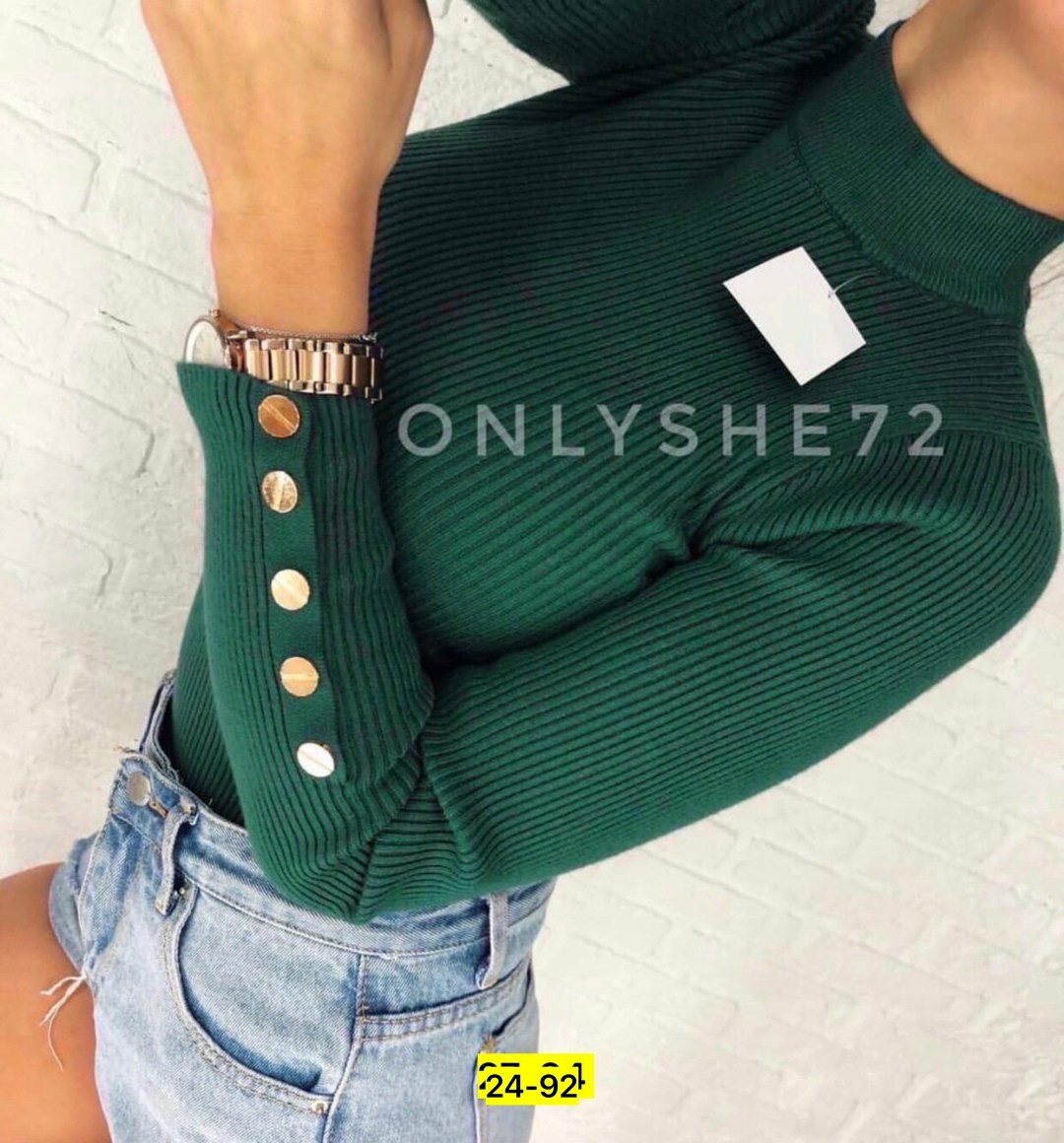 женская водолазка лапша,водолазка с пуговицами на рукаве,женский свитер водолазка с металлическими пуговицами,кофта,водолазка женская