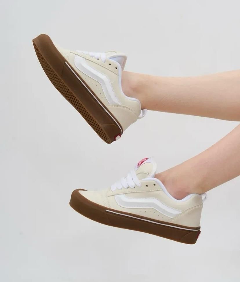 кроссовки vans knu skool,,кроссовки vans,кроссовки vans knu skool beige white tan,vans old skool