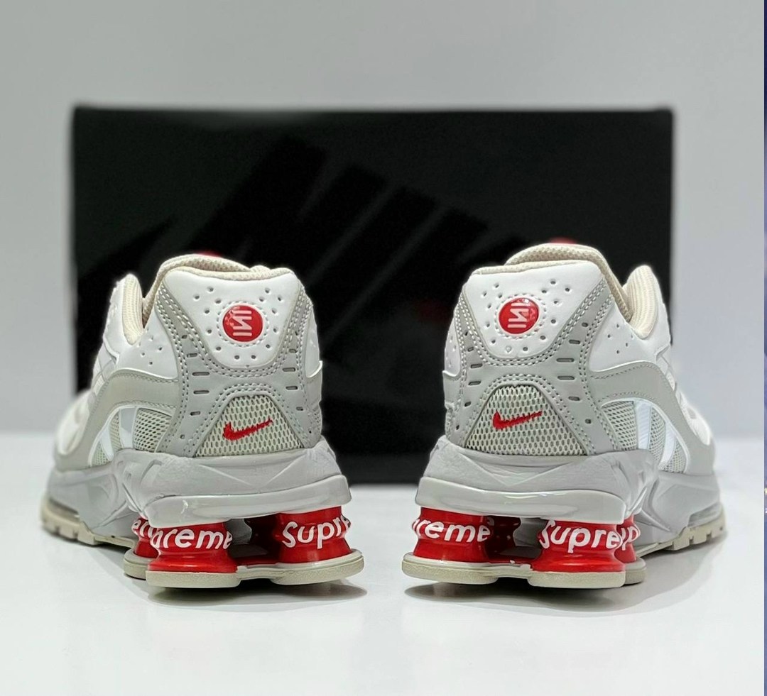 supreme x nike shox ride 2,кроссовки supreme,кроссовки supreme x nike shox ride 2 sp белые,кроссовки nike shox ride 2 x supreme white,supreme nike shox ride 2