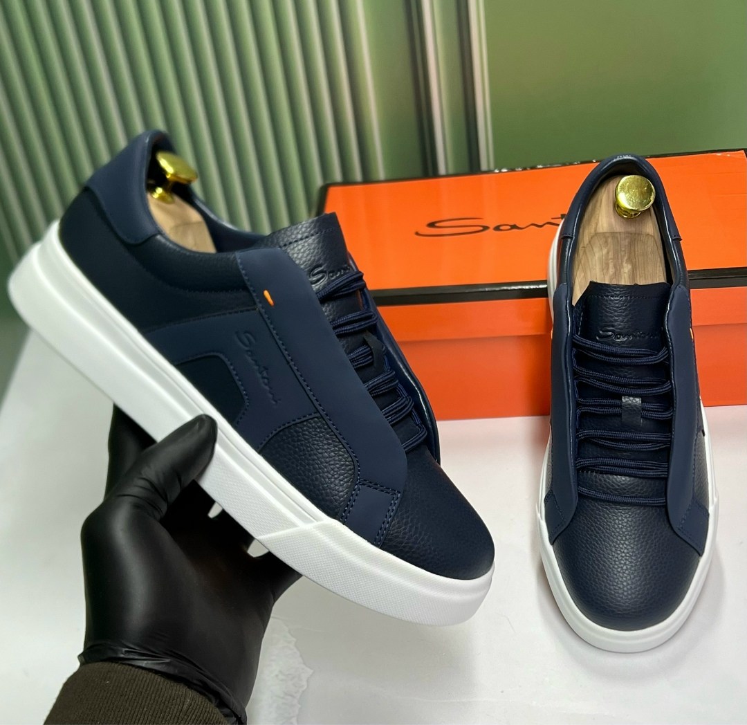 кроссовки santoni,кеды santoni мужские,,кожаные кеды santoni,кеды santoni