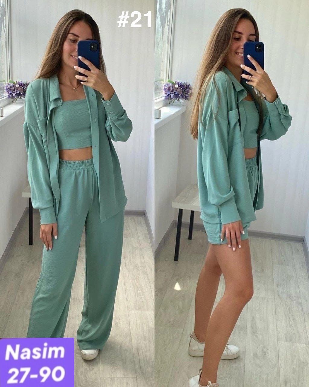 костюм женский тройка,повседневный костюм,костюм голубой,женский костюм летний,женские костюмы