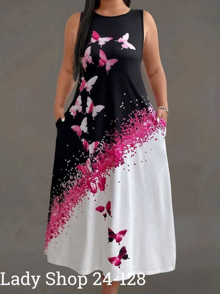 платье больших размеров с принтом,женские летние платья,женская платье,летние платья больших размеров,женское длинное платье с принтом