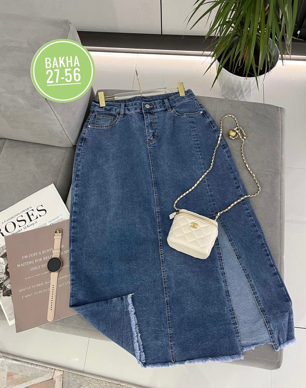 юбка джинсовая женская,юбка джинсовая,комбинированная джинсовая юбка,джинсовая юбка миди,юбка джинс