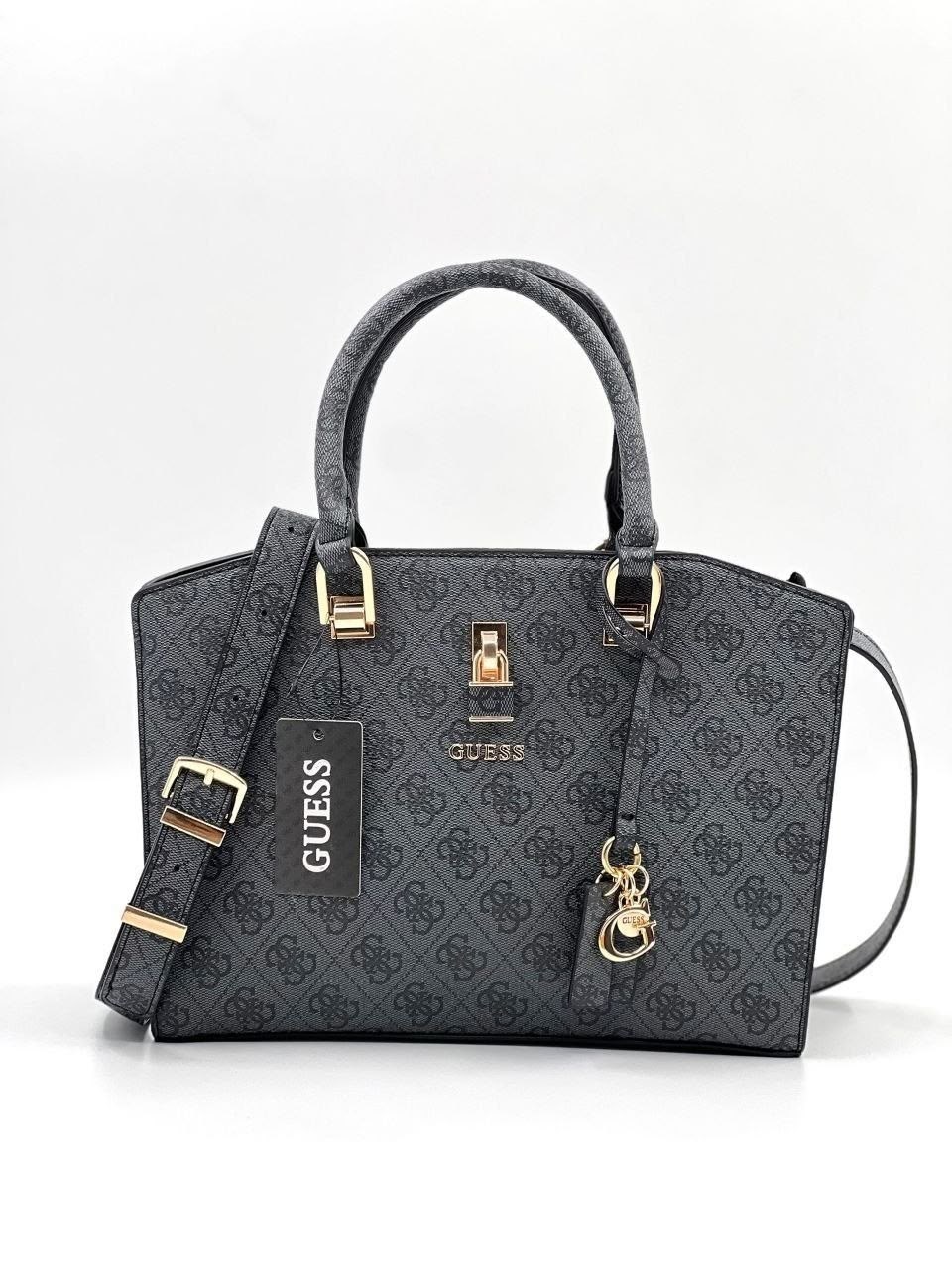 сумка женская guess,сумка guess,сумка женская guess lux,сумка guess тоут,сумка guess c g логотипом светло-серый 33х23х15 см