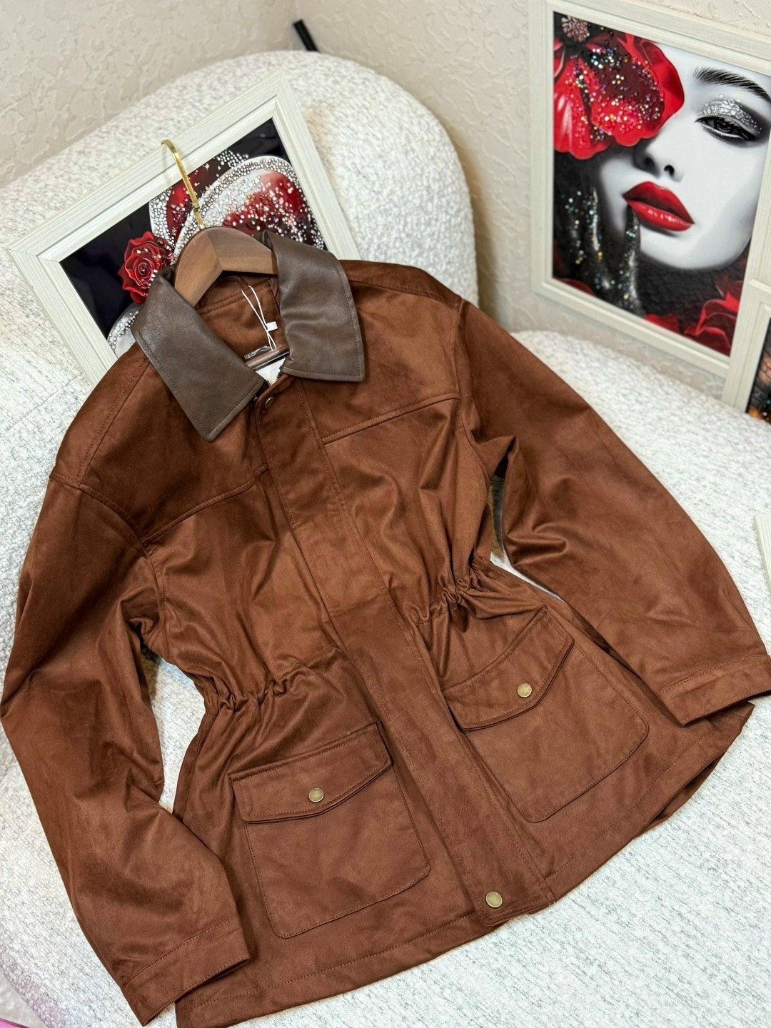 куртка,куртка из экозамши,замшевая куртка,женская куртка,легкая куртка