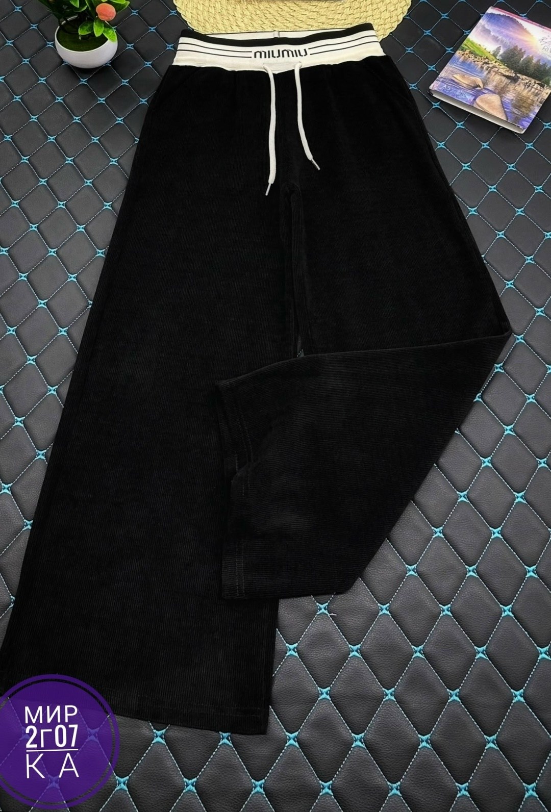 штаны вельвет,вельветовые брюки палаццо на меху mina fashion,широкие брюки,брюки вельвет новые р. 50-52,брюки бриджи