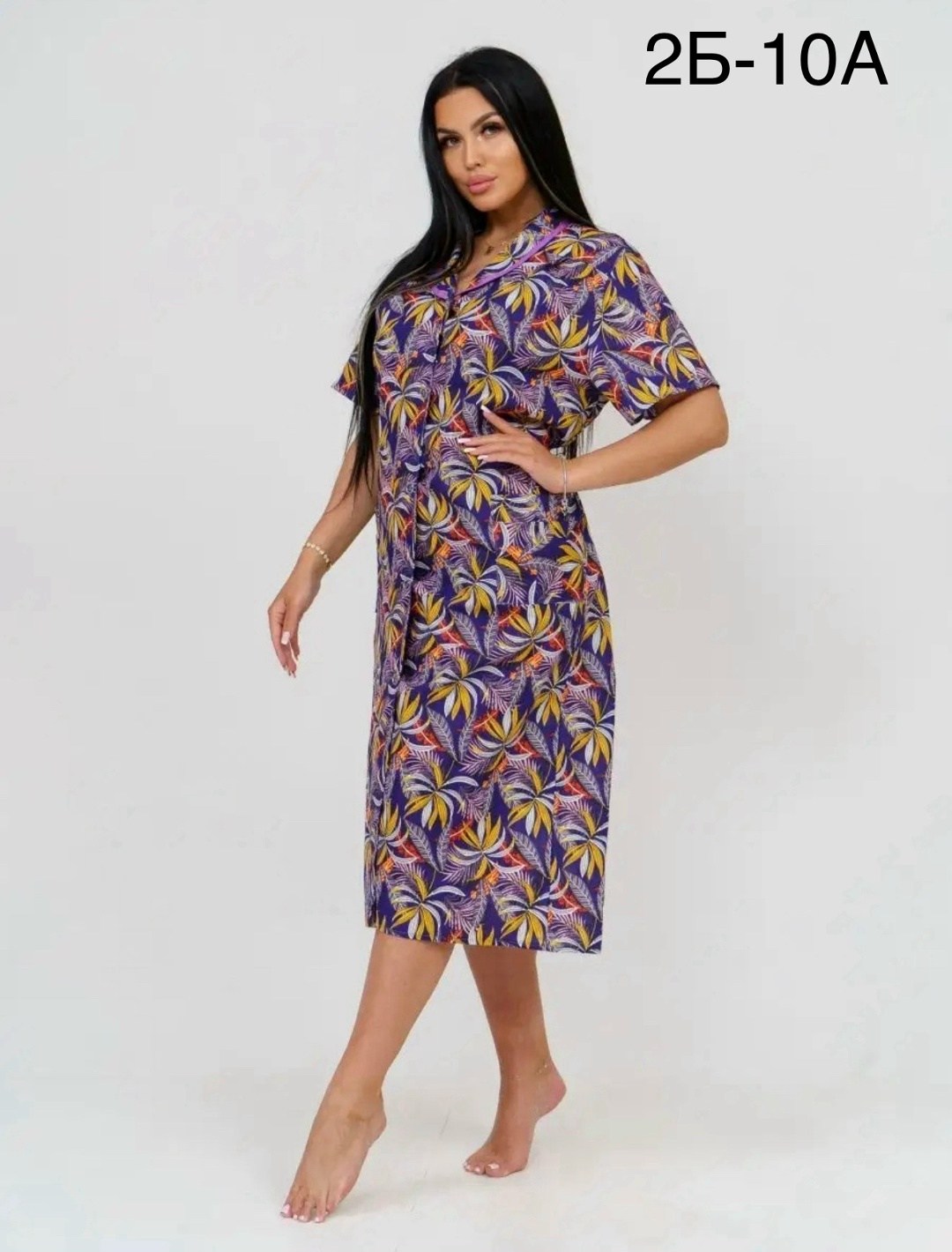 халат женский,халат хб,халат из бязи,халат на пуговицах,халат домашний