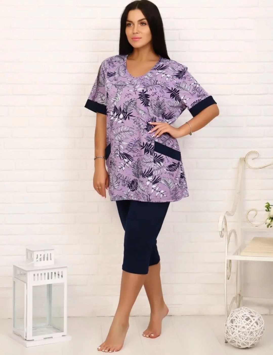 костюм с бриджами,пижама женская,женский костюм с бриджами,костюм женский домашний,костюм дачный