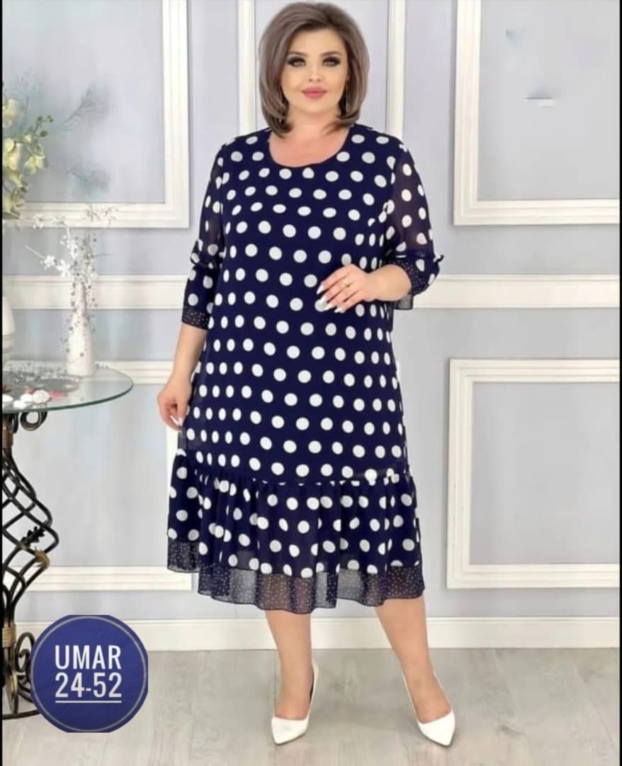 платье в горошек,платье женское,вечернее платье больших размеров нарядное в горошек saliya brand,стильное платье,нарядное платье