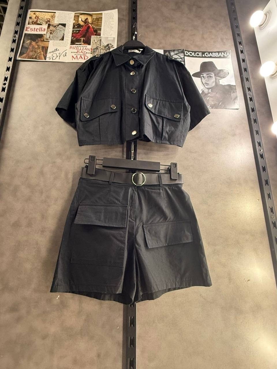 повседневный костюм,женский костюм с шортами,костюм шортами,одежда для женщин,стиль милитари