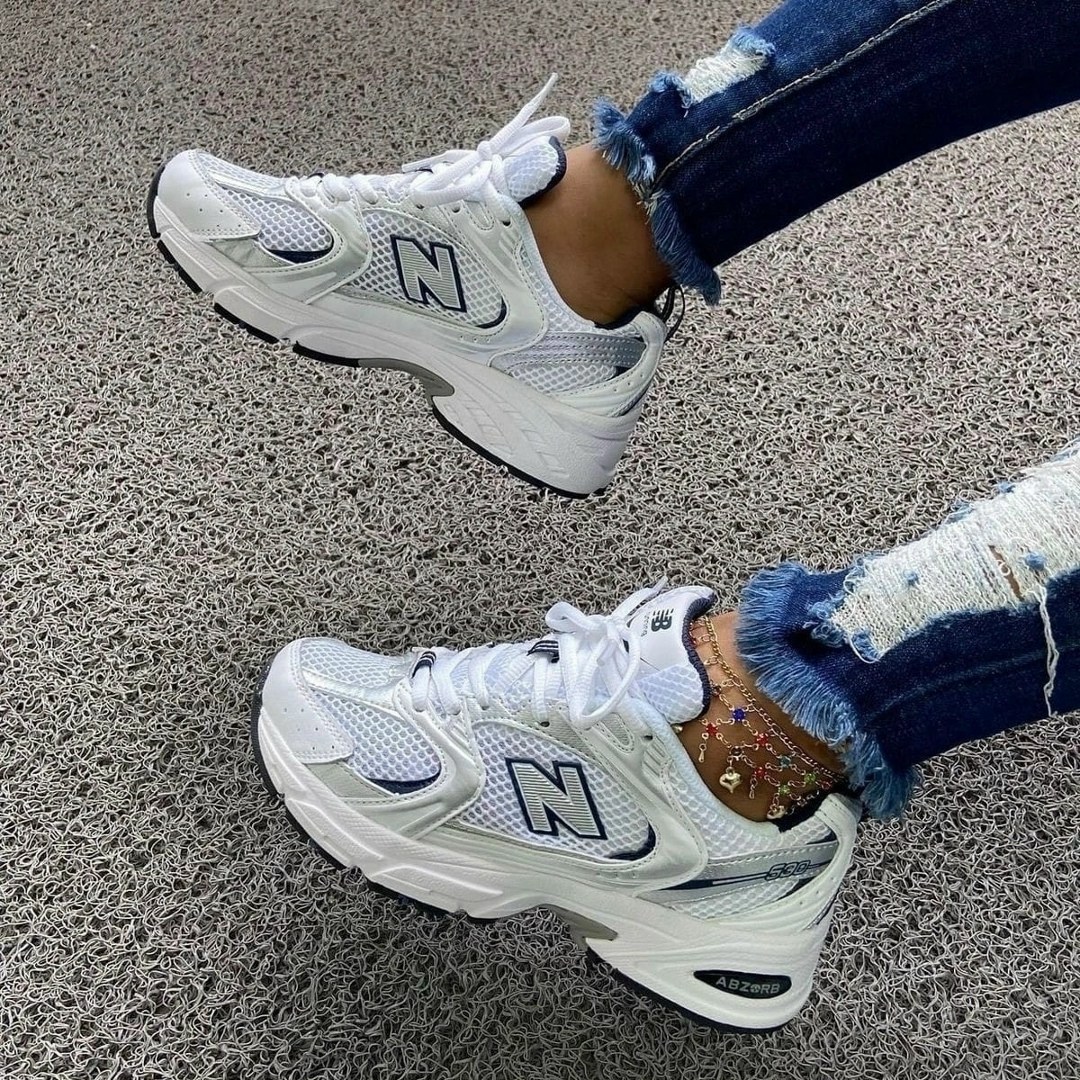 кроссовки new balance 530 white silver,кроссовки женскиe,кроссовки new balance 530,кроссовки new balance,new balance 530 white silver navy