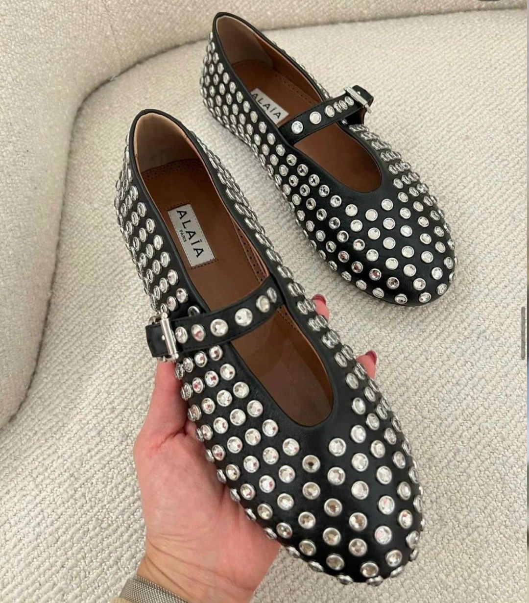 alaia балетки,,alaia ,мюли эконика,женская