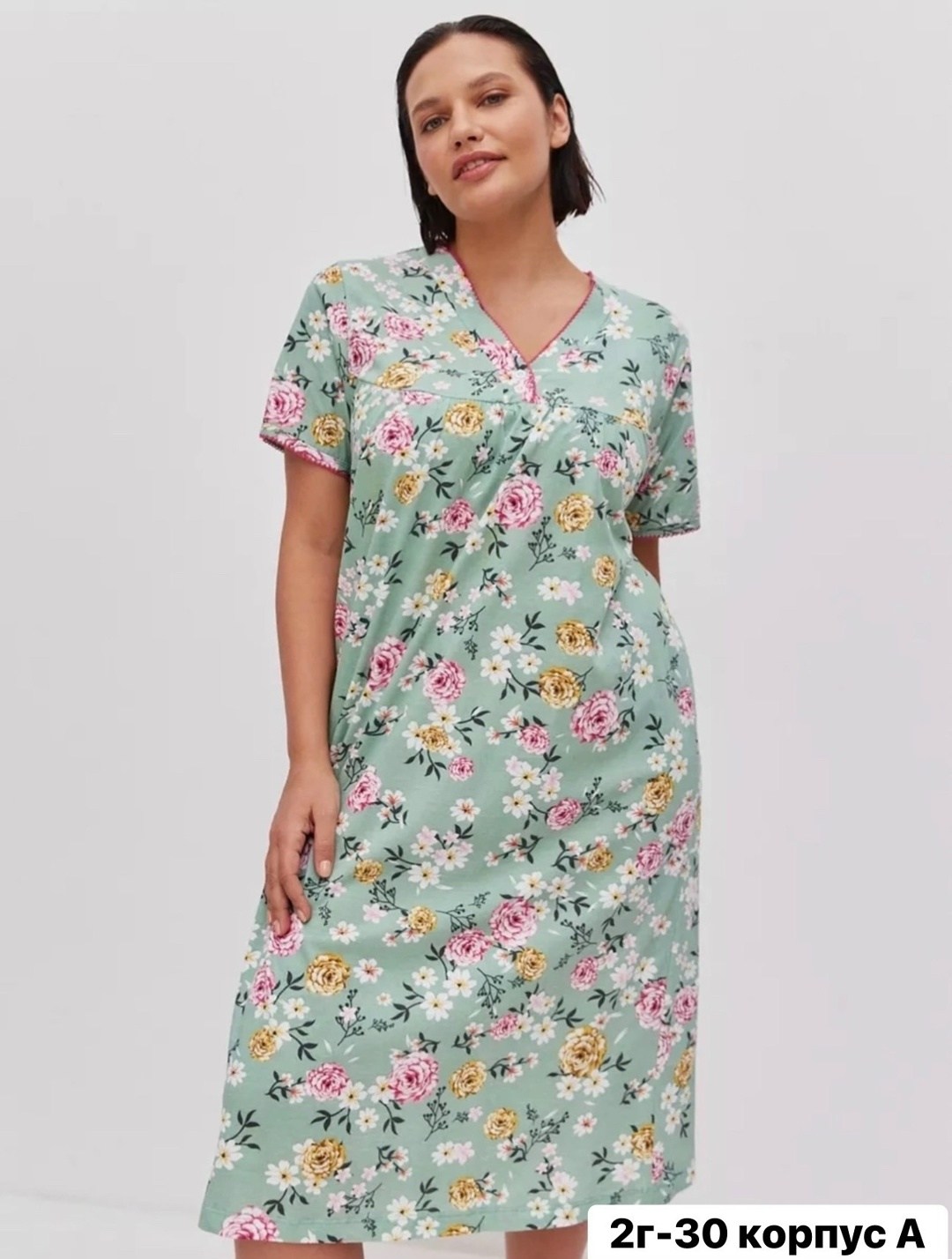 ночная сорочка хлопок трикотажная mironia,ночная сорочка трикотажная хлопок,сорочка ночная женская,ночная сорочка,сорочка женская