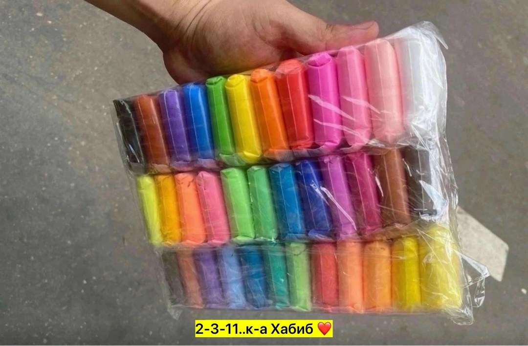 легкий пластилин super light clay,пластилин лёгкий, мягкий, воздушный, 3 упаковки по 24 цвета,воздушный пластилин мягкий легкий набор 24 штуки,пластилин воздушный легкий 24 цвета,пластилин воздушный