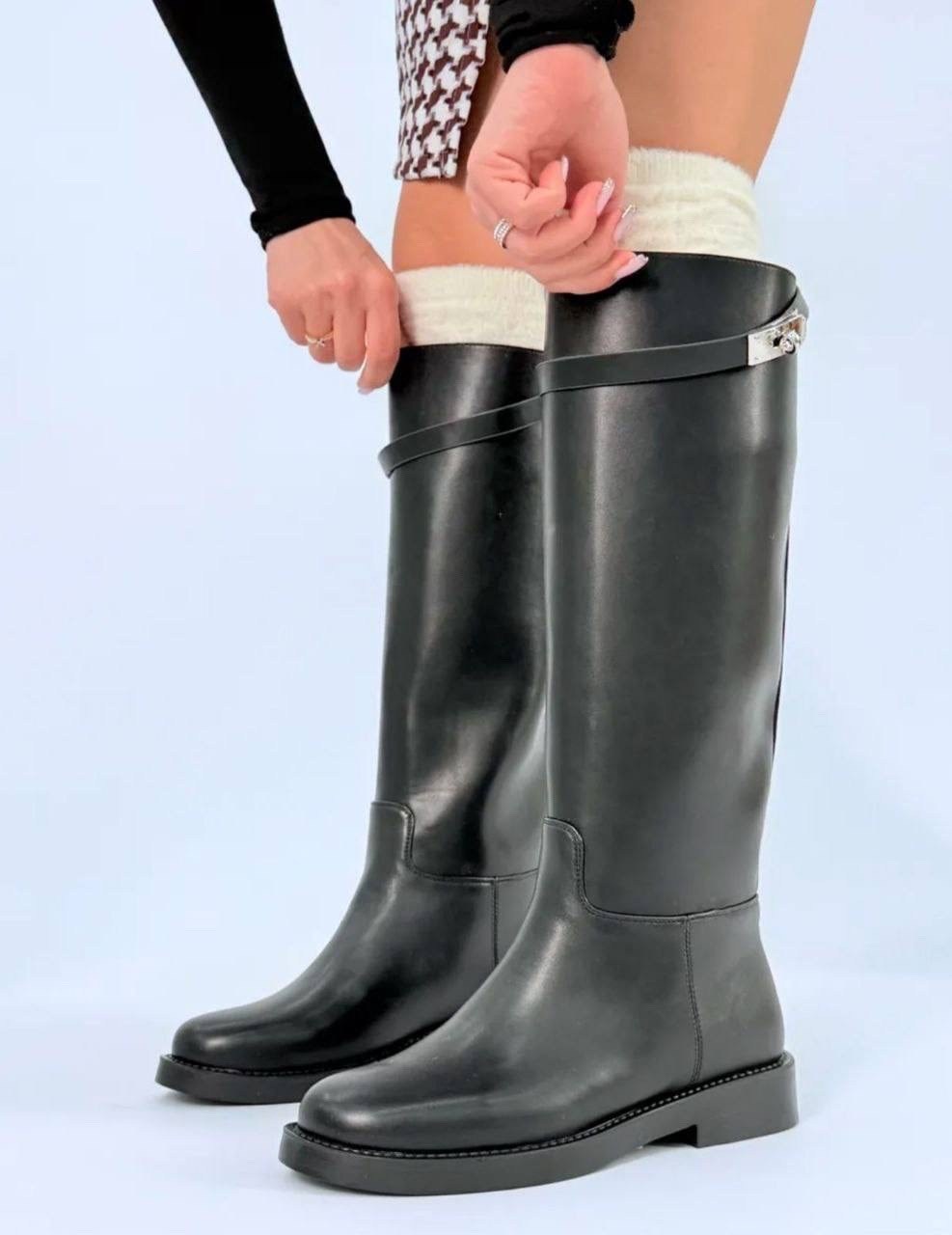 ,сапоги,сапоги демисезонные,сапоги hermes,сапоги трубы эрмес