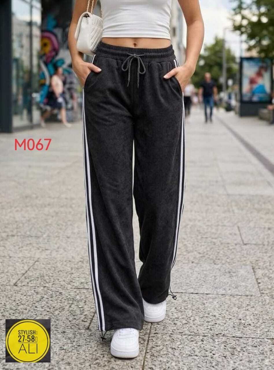 спортивные брюки женские,спортивные брюки,брюки спортивные с лампасами,модные брюки,брюки вельветовые палаццо с лампасами hoanglam_shop