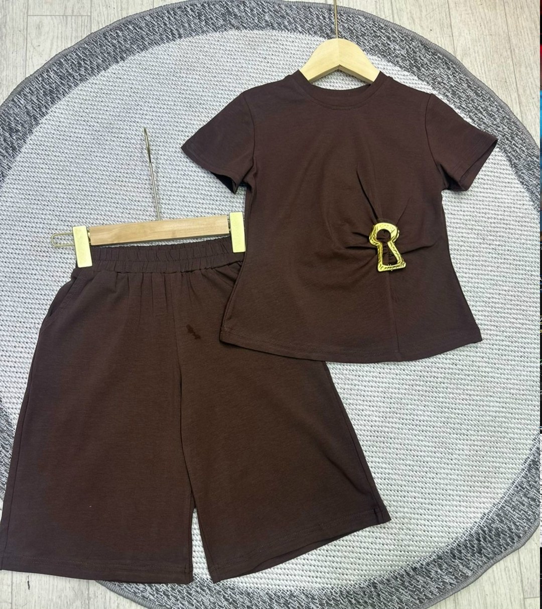 комплект одежды,костюм для девочек,костюм детский,одежда для девочки,костюм с шортам